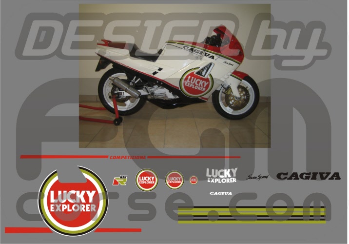 Modèle Cagiva Elefant 750 Lucky Explorer